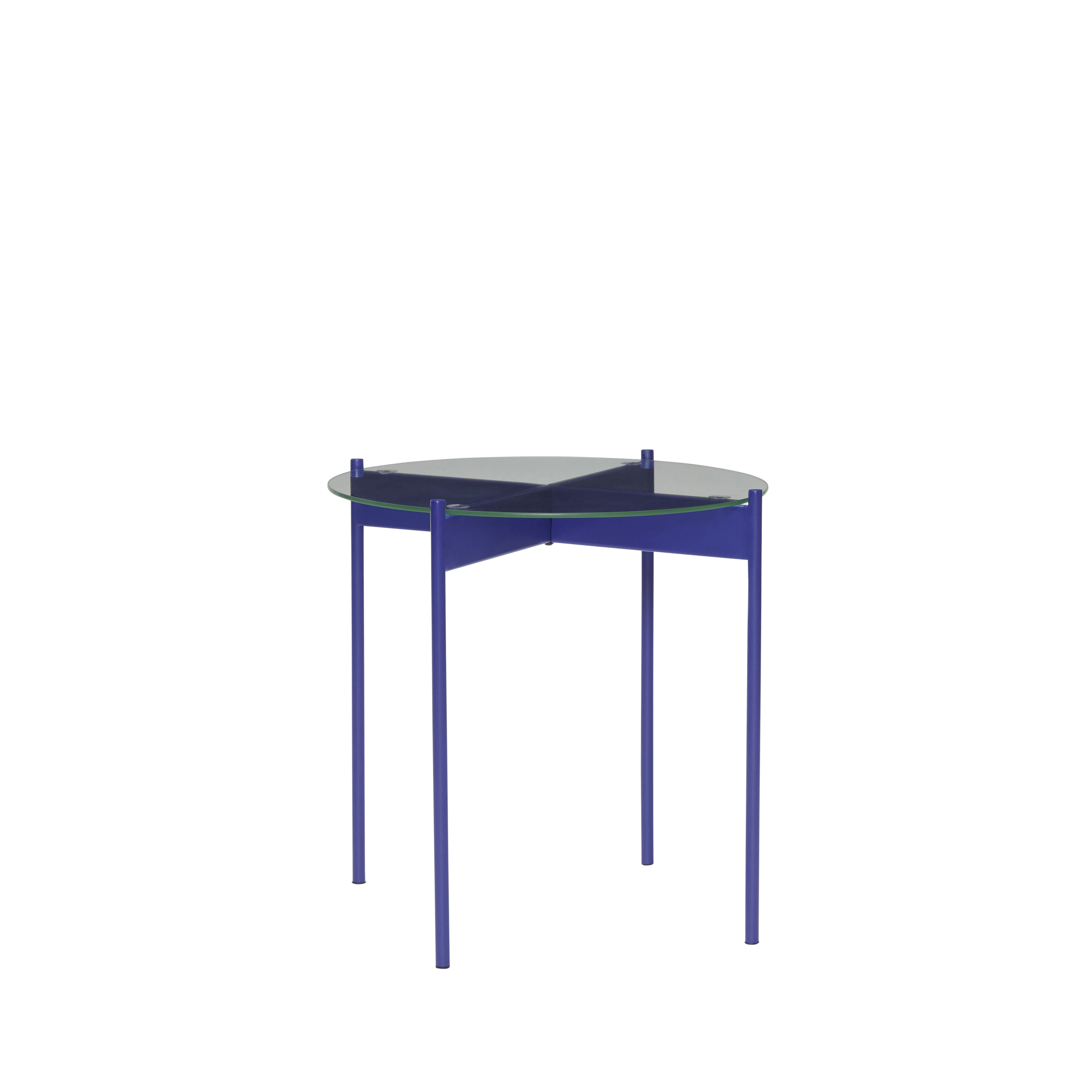 Beam Side Table Blue