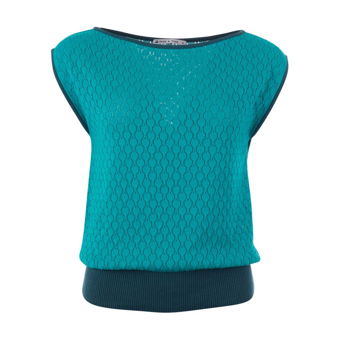 TOP LOTTE TROPICAL-TEAL