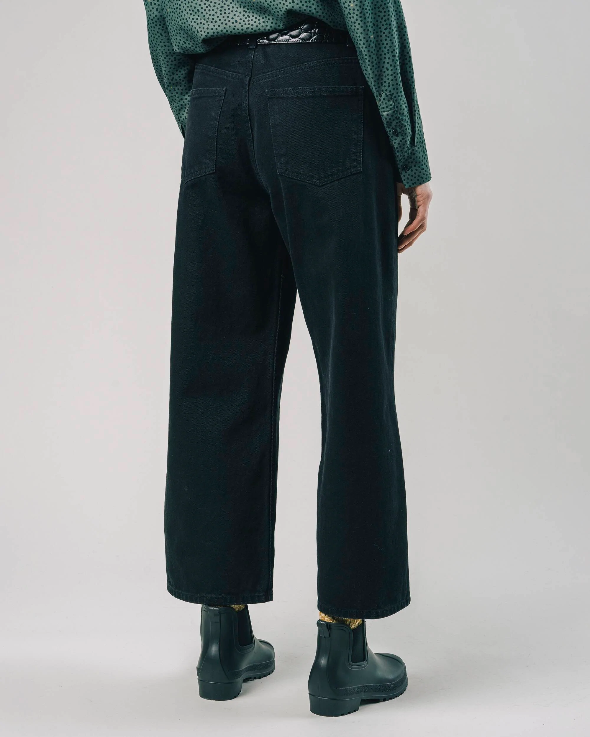 5 POCKET PANTS BLACK