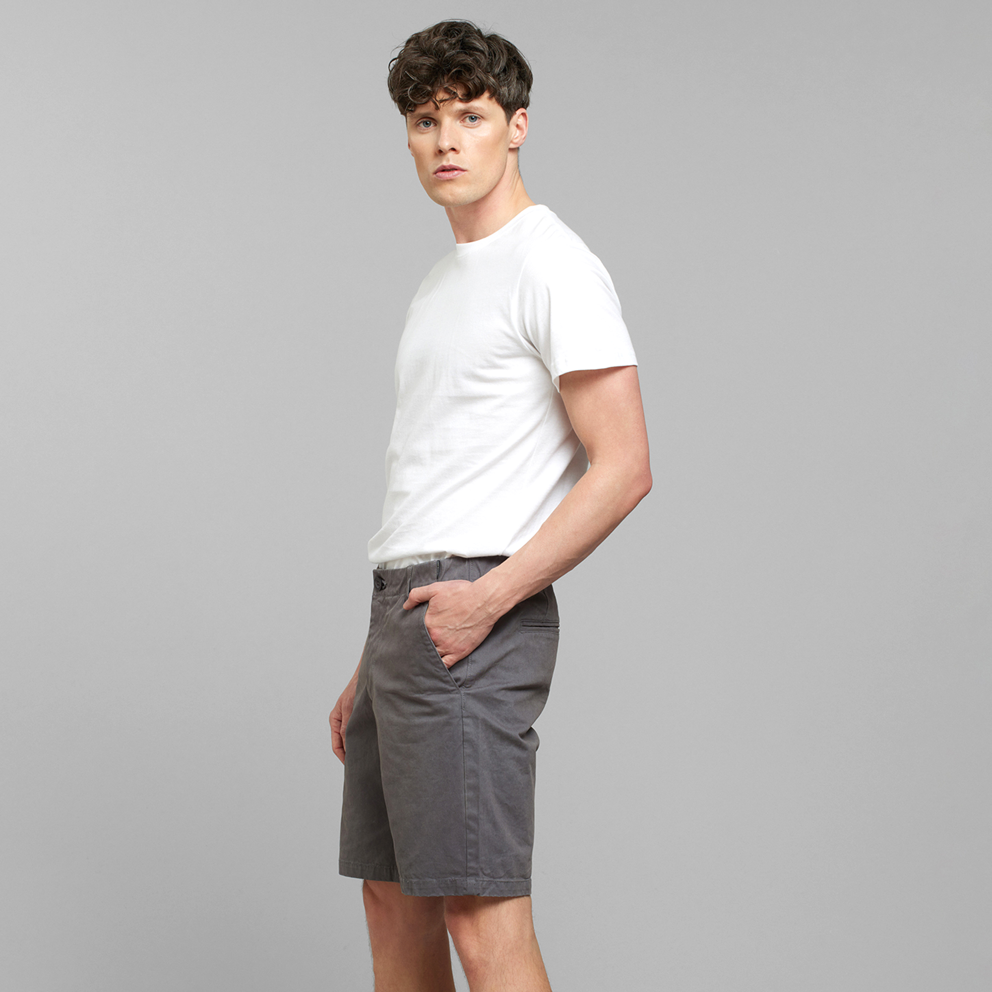 CHINO SHORTS NACKA GREY