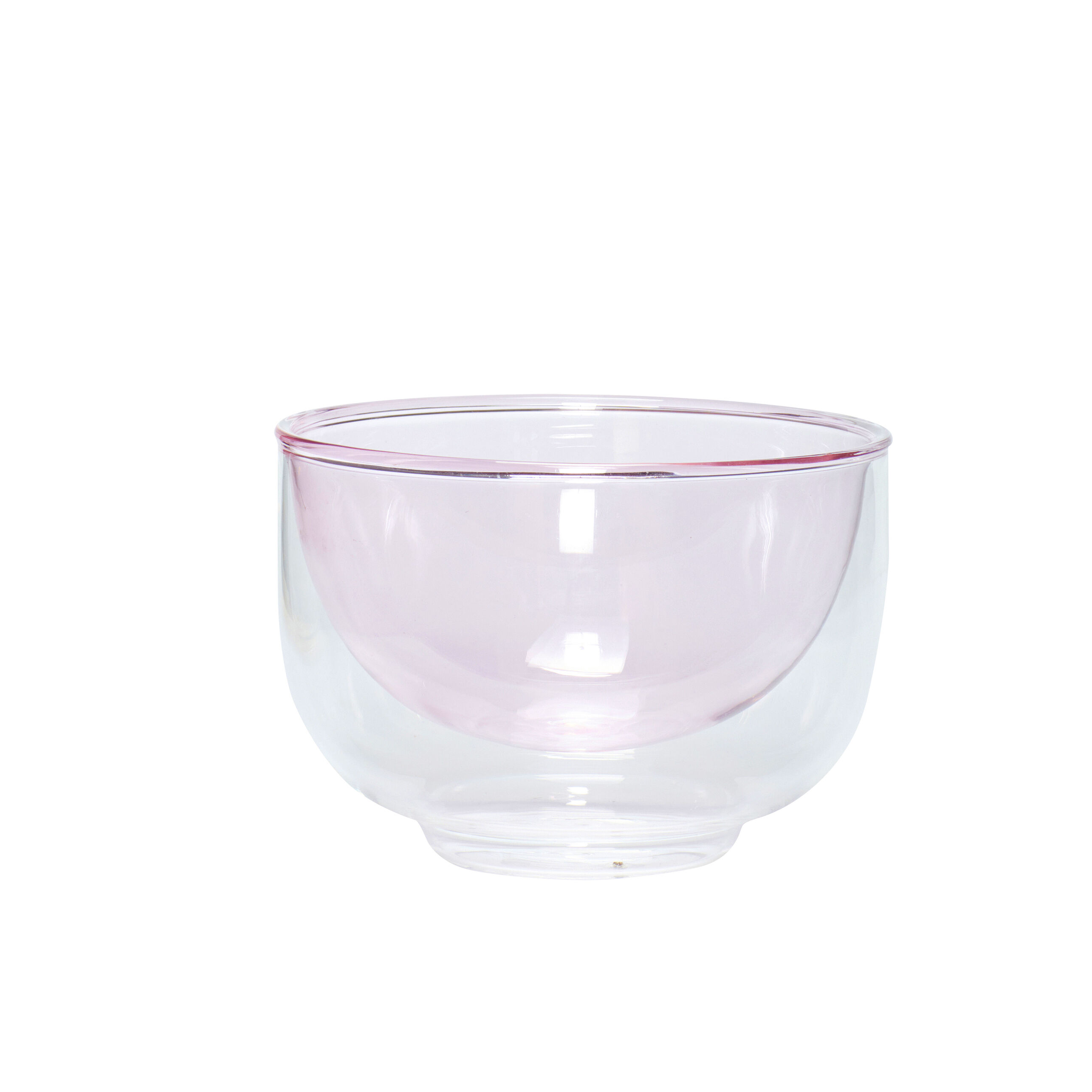 Kiosk Glass Bowl Pink