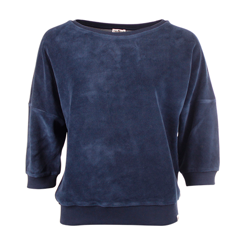 SWEATER SYBILLE VELVET DRESS BLUES