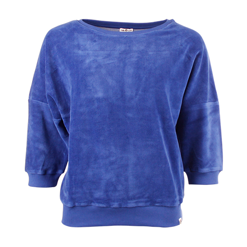 SWEATER SYBILLE VELVET SODALITE BLUE
