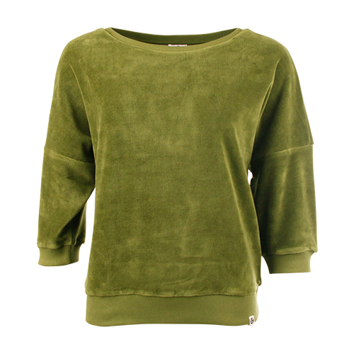SWEATER SYBILLE VELVET PESTO