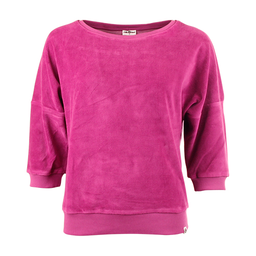 SWEATER SYBILLE VELVET PURPLE WINE