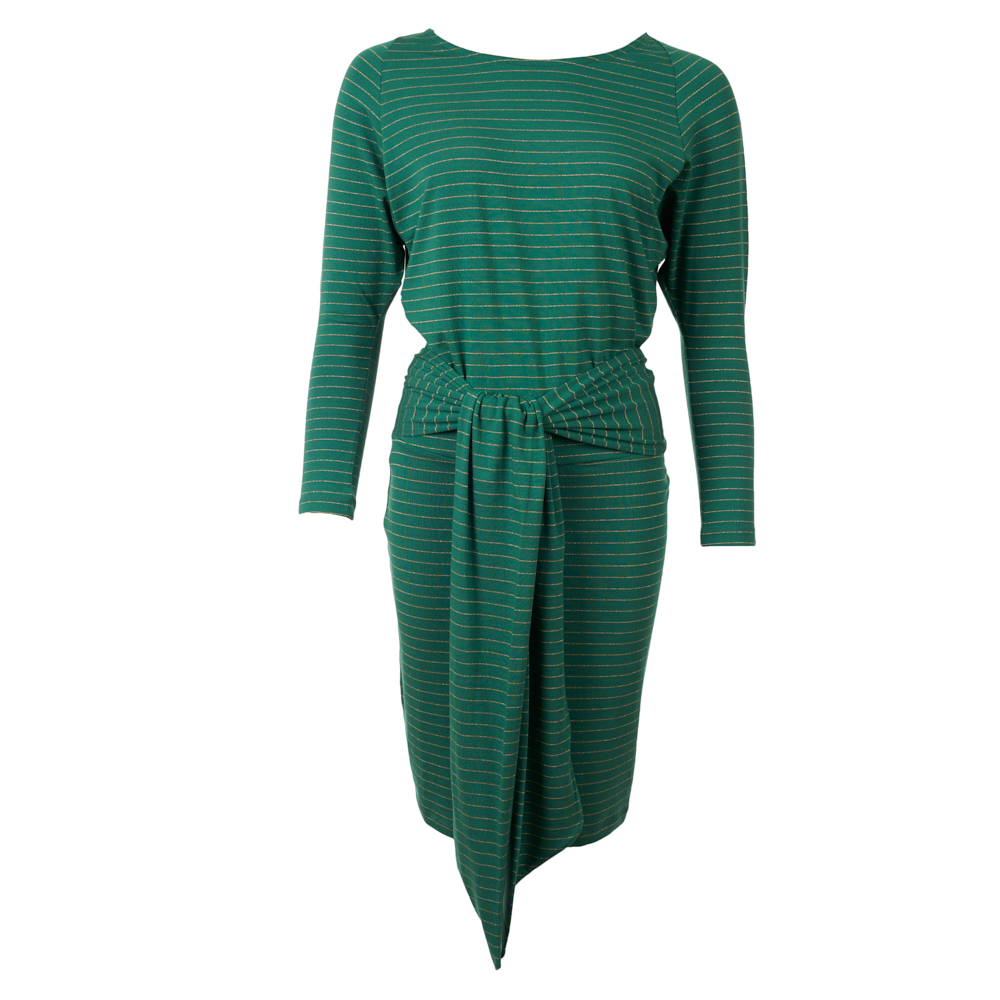 DRESS DORIS STRIPES GREEN