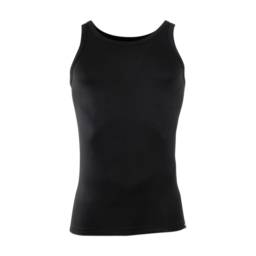 SINGLET MEN DARKGREY JERSEY BAMBOO