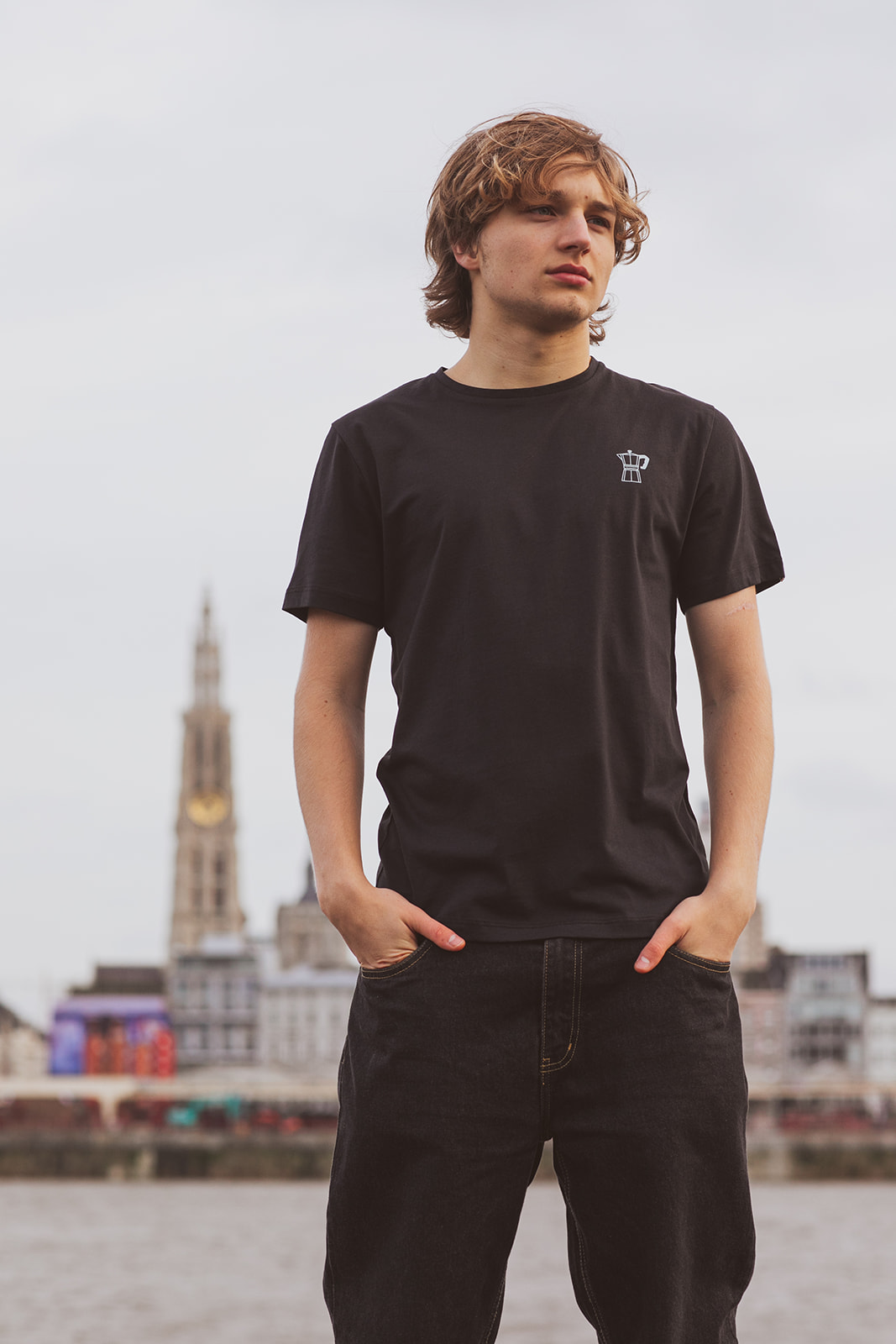 T-SHIRT FELIX BIALETTI ANTHRACITE