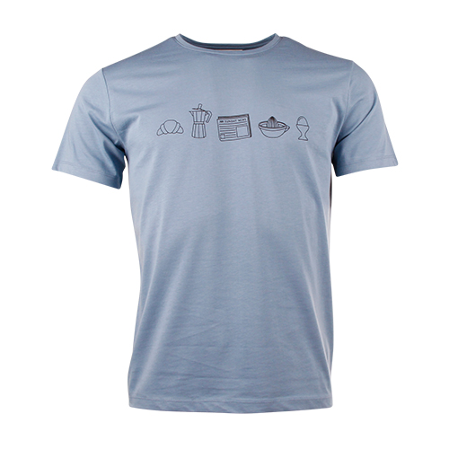 T-SHIRT ARNE SUNDAYMORNING PROVINCIAL BLUE