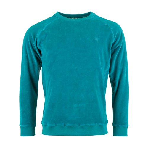 SWEATER ILIAS VELVET DEEP LAKE