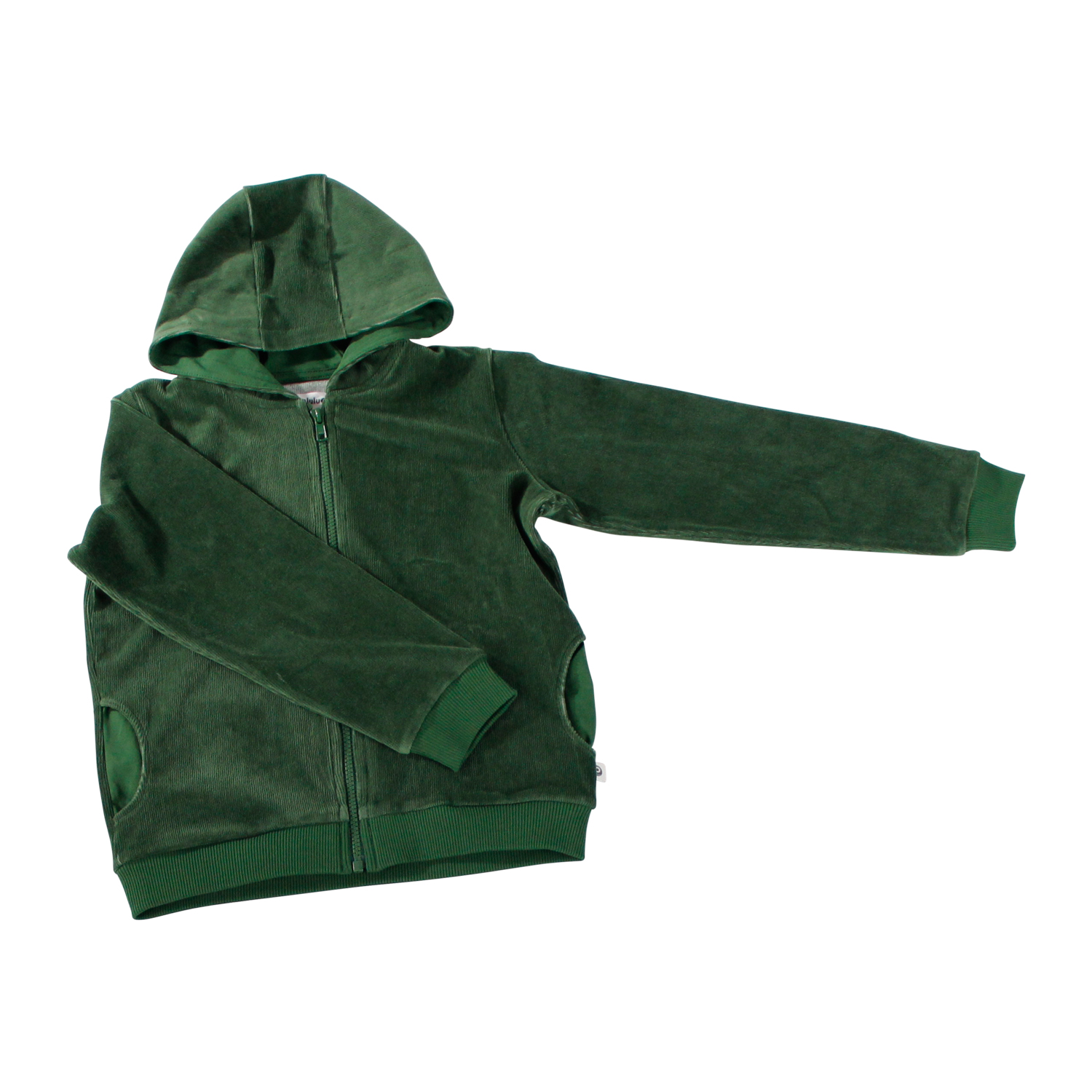 HOODIE LARS CORDUROY GREEN