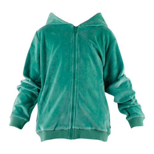 HOODIE LARS GREEN VELVET