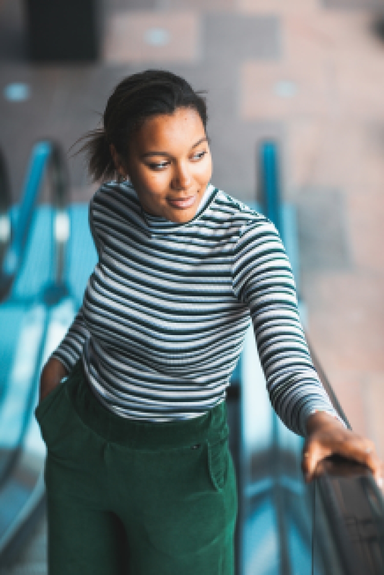 SHIRT ETTA RIB STRIPES