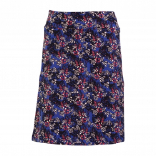 SKIRT LONG ASTER BLUE