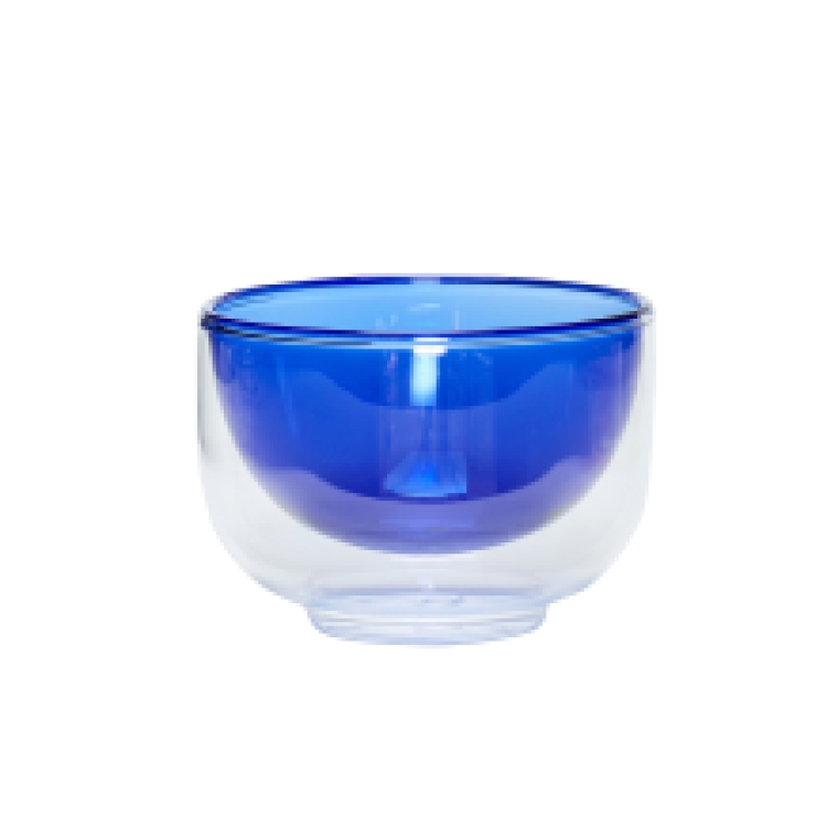 Kiosk Glass Bowl Blue