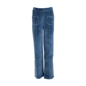 PANTS FENNA BLUE VELVET