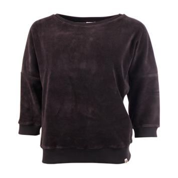 SWEATER SYBILLE VELVET JET BLACK