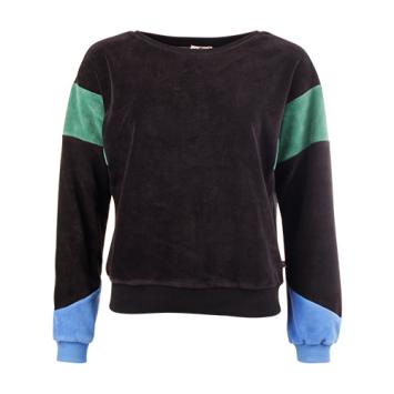 SWEATER ONAYA VELVET JET BLACK