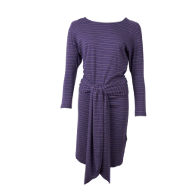 DRESS DORIS STRIPES PURPLE