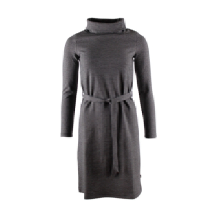 DRESS ROSA PIED DE POULE INTERLOCK