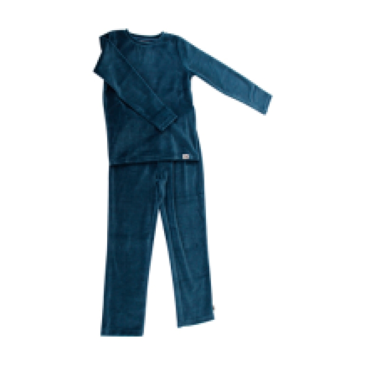 Pyjama Winter Velvet Blue