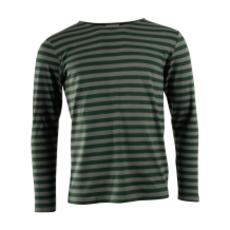 T-SHIRT THEO STRIPES GREEN BAMBOO