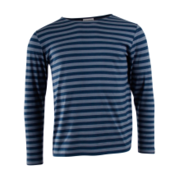 T-SHIRT THEO STRIPES BLUE BAMBOO