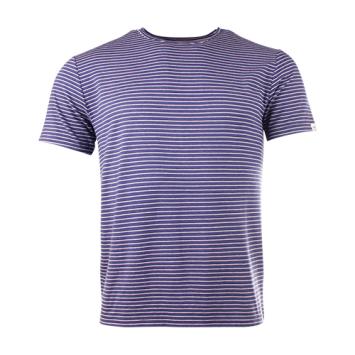 T-SHIRT ARNO STRIPES MEDIEVAL BLUE