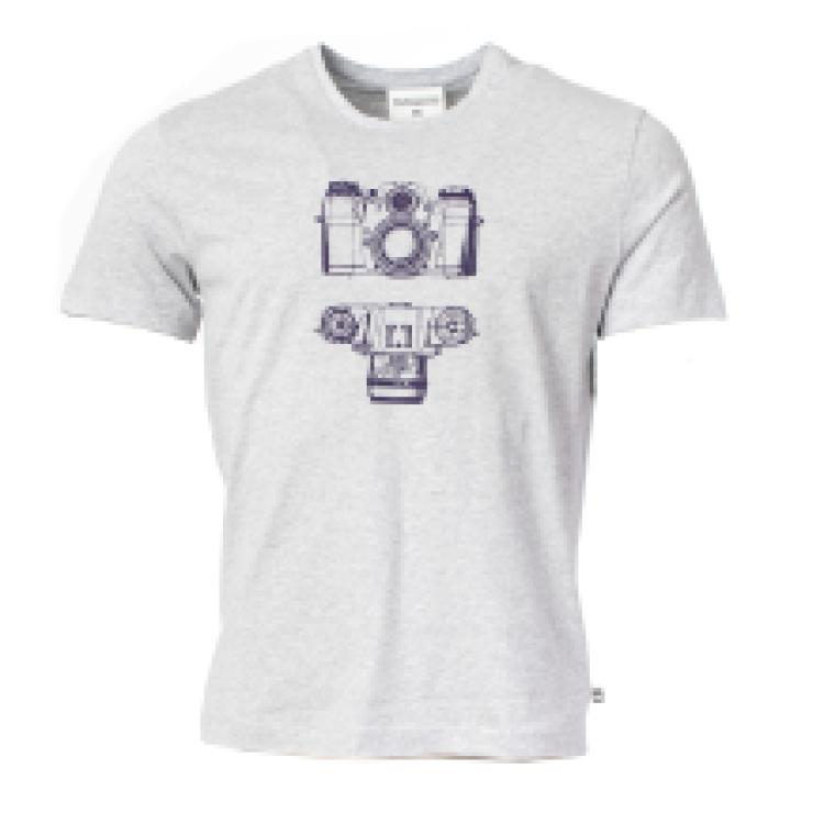 T-SHIRT TITO CAMERA GREY MELEE