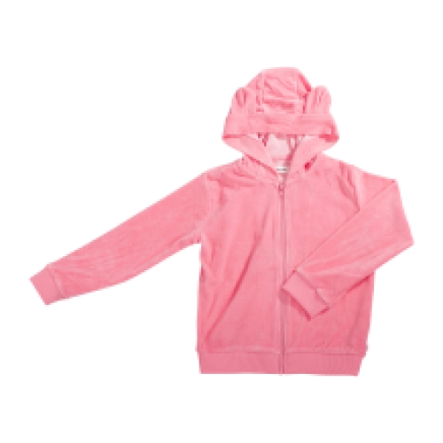 HOODIE BALOU VELVET PINK (98/152)