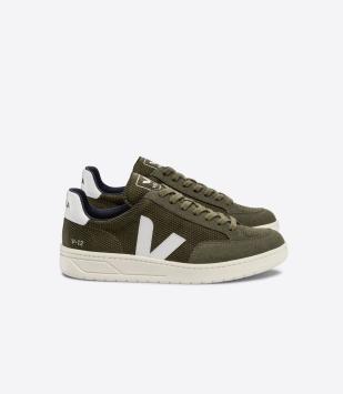 V-12 VEGAN B-MESH OLIVE WHITE